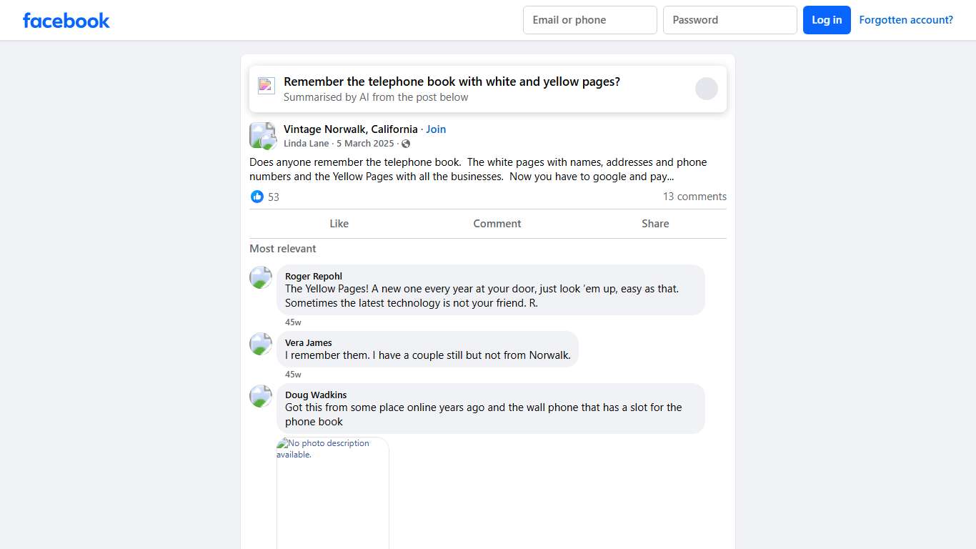 Vintage Norwalk, California | Does anyone remember the telephone book | Facebook